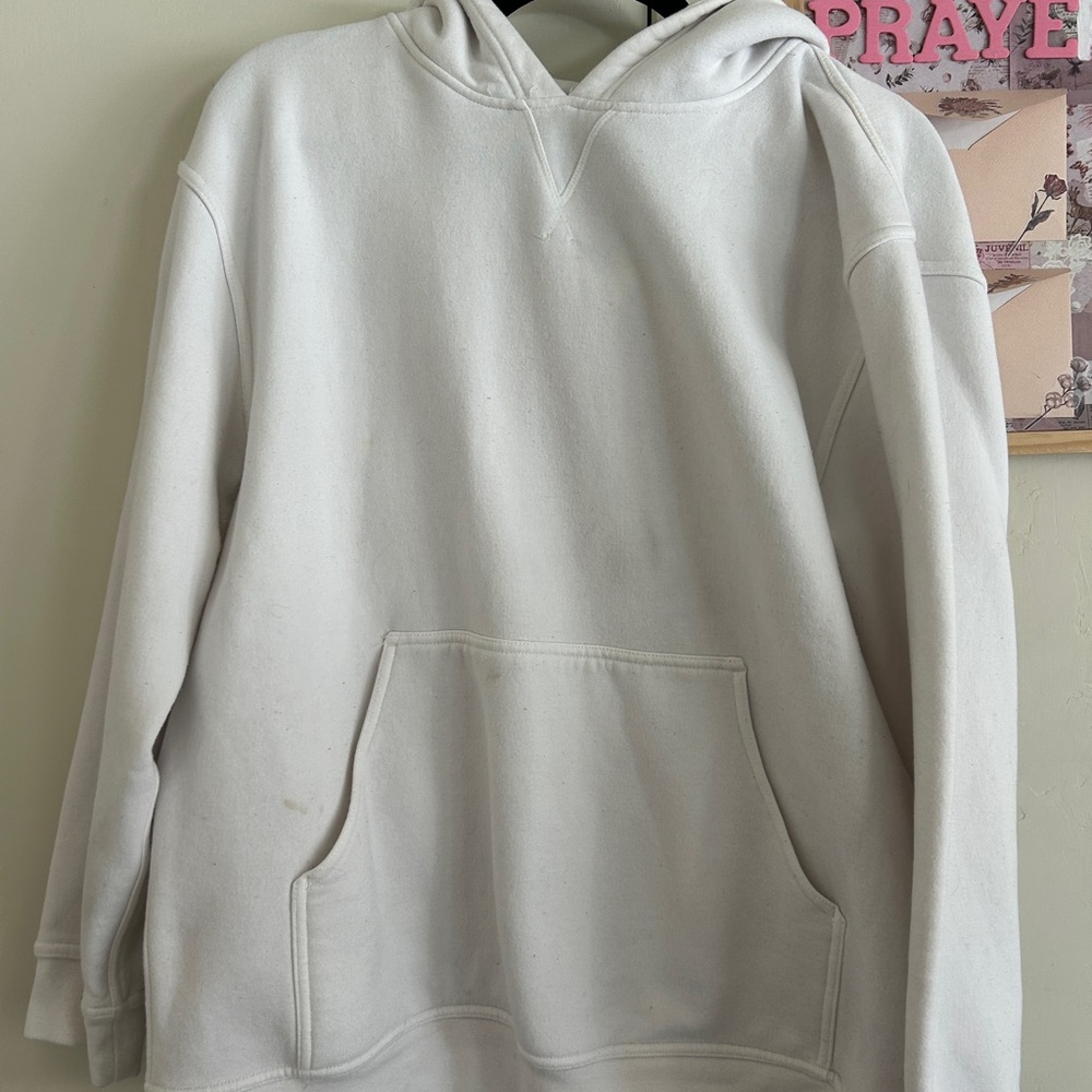 Classic White Men's Hoodie